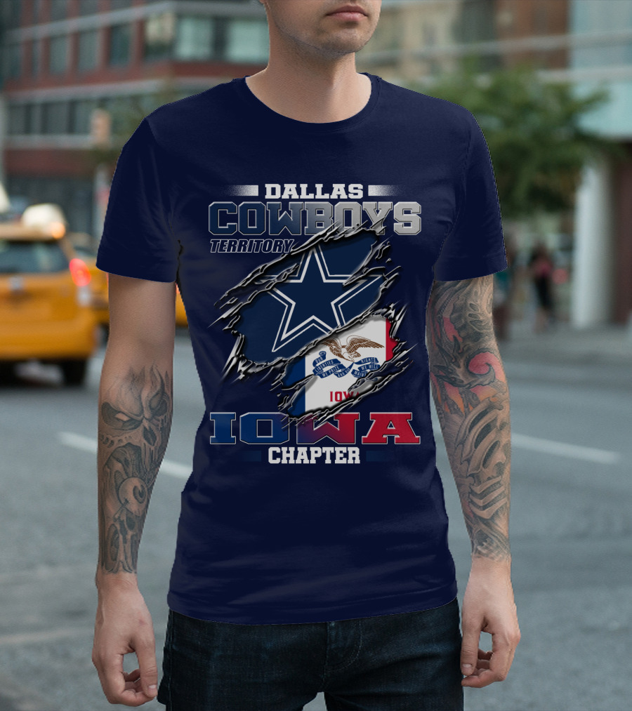 Dallas Cowboys Territory Iowa Chapter T-Shirt