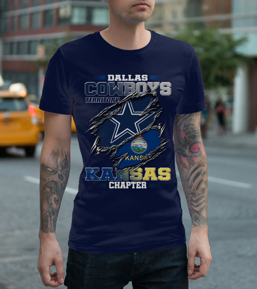 Dallas Cowboys Territory Kansas Chapter T-Shirt