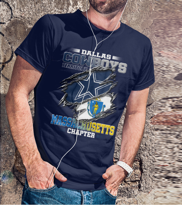 Dallas Cowboys Territory Massachusetts Chapter T-Shirt