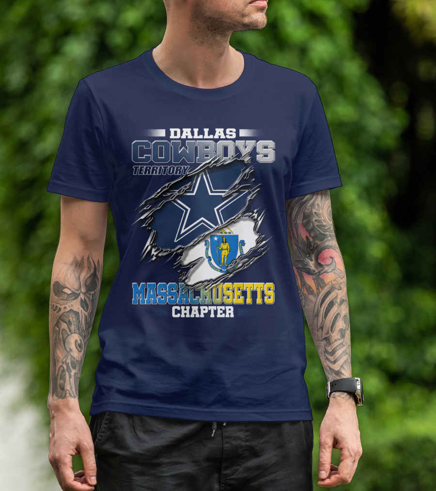 Dallas Cowboys Territory Massachusetts Chapter T-Shirt