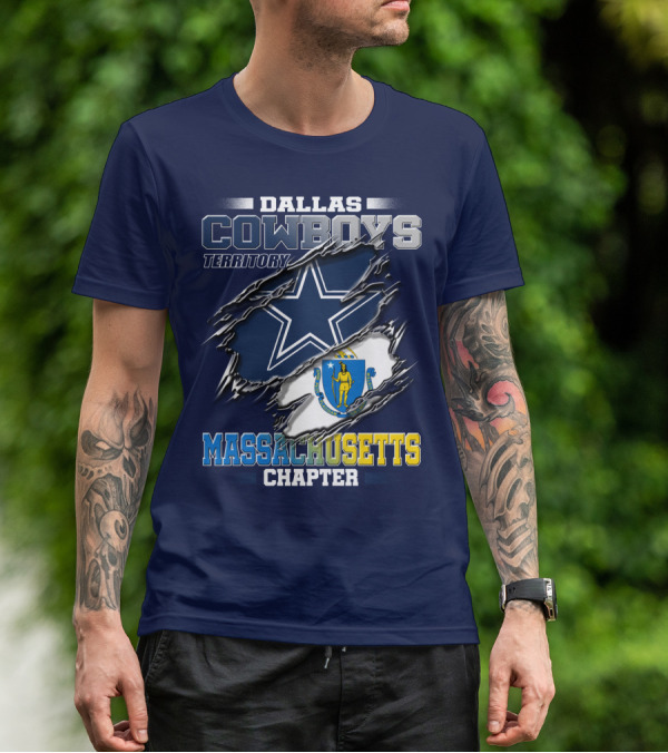 Dallas Cowboys Territory Massachusetts Chapter T-Shirt
