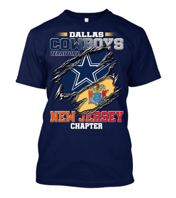 Dallas Cowboys Territory New Jersey Chapter T-Shirt