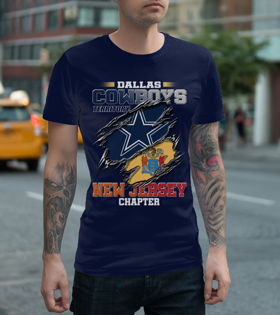 Dallas Cowboys Territory New Jersey Chapter T-Shirt