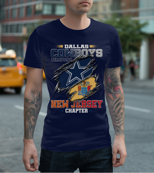 Dallas Cowboys Territory New Jersey Chapter T-Shirt