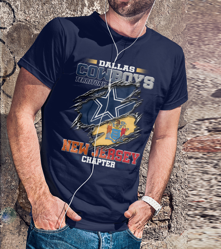 Dallas Cowboys Territory New Jersey Chapter T-Shirt