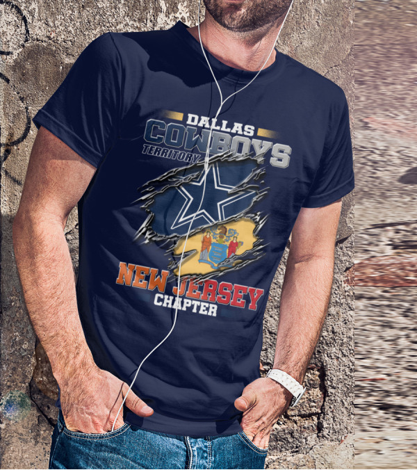 Dallas Cowboys Territory New Jersey Chapter T-Shirt