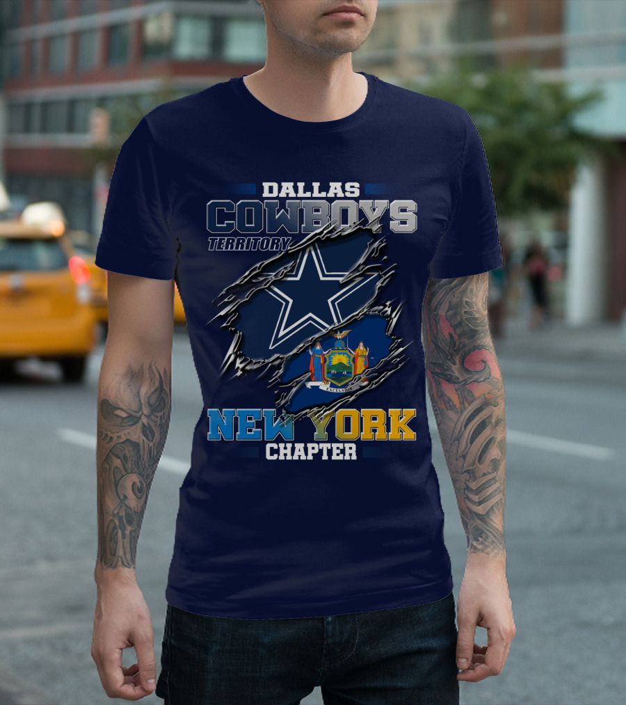 Dallas Cowboys Territory New York Chapter T-Shirt