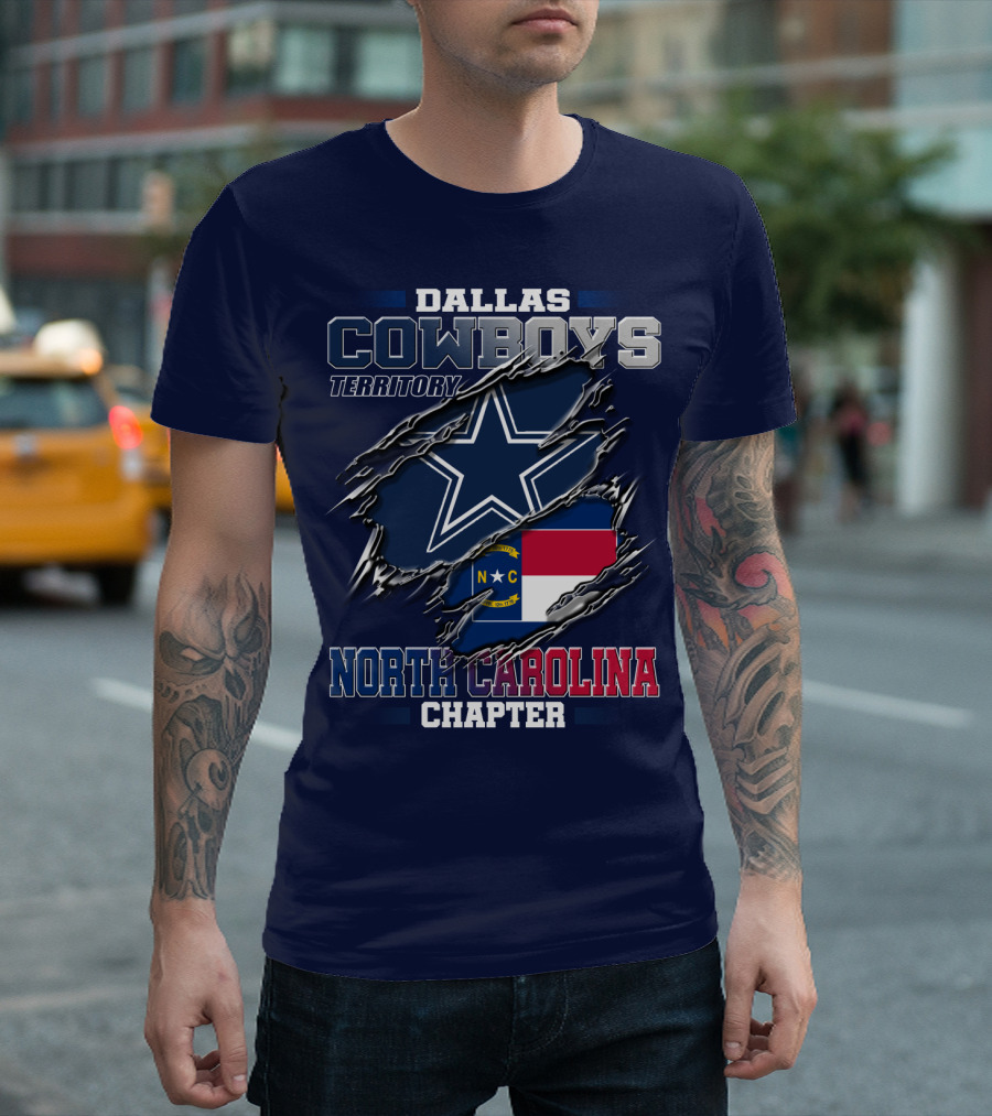 Dallas Cowboys Territory North Carolina Chapter T-Shirt
