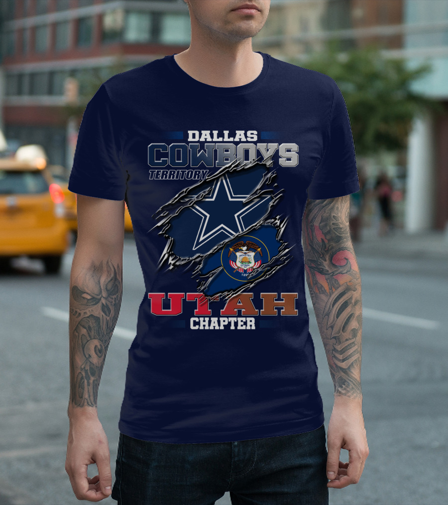 Dallas Cowboys Territory Utah Chapter T-Shirt