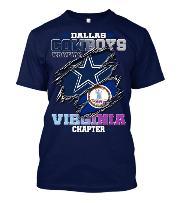 Dallas Cowboys Territory Virginia Chapter T-Shirt