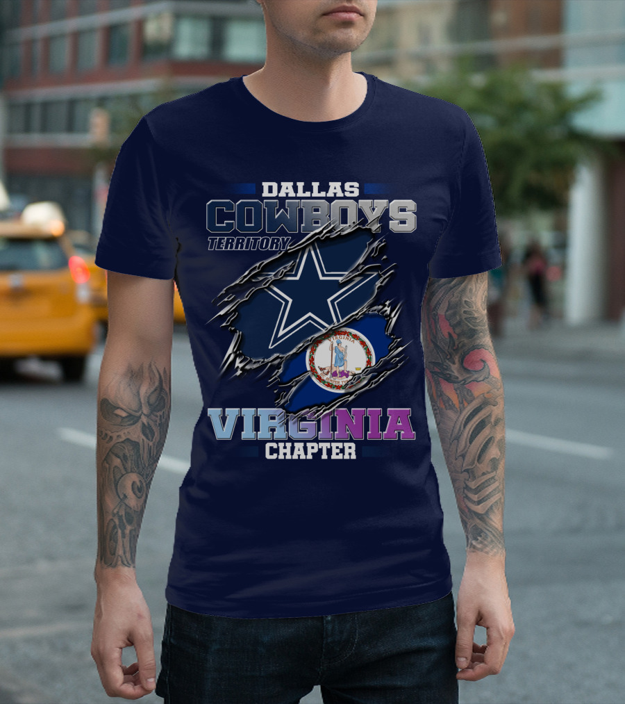 Dallas Cowboys Territory Virginia Chapter T-Shirt