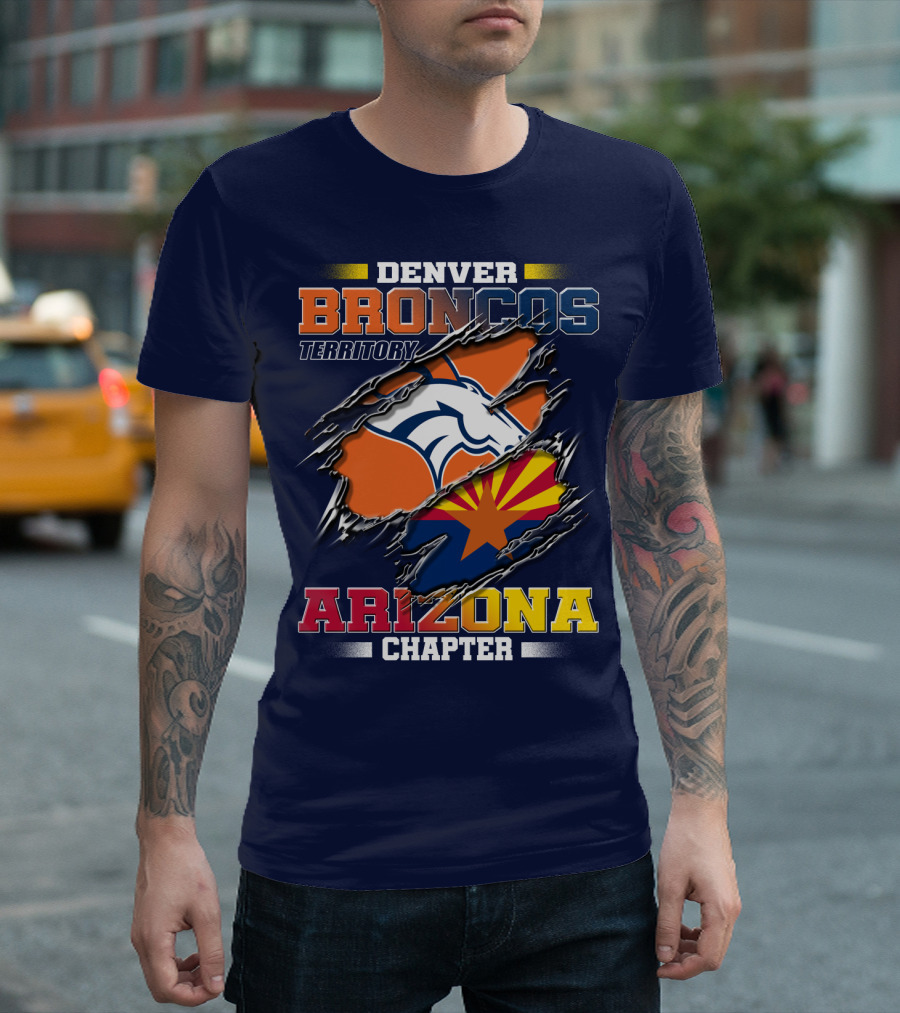 Denver Broncos Territory Arizona Chapter T-Shirt