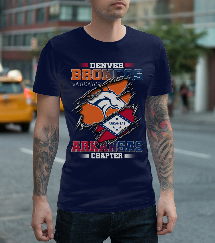 Denver Broncos Territory Arkansas Chapter T-Shirt
