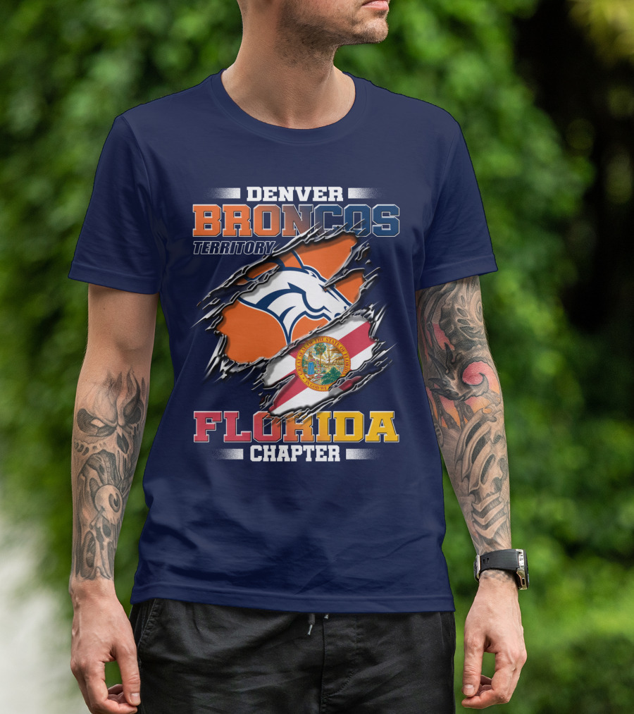 Denver Broncos Territory Florida Chapter T-Shirt