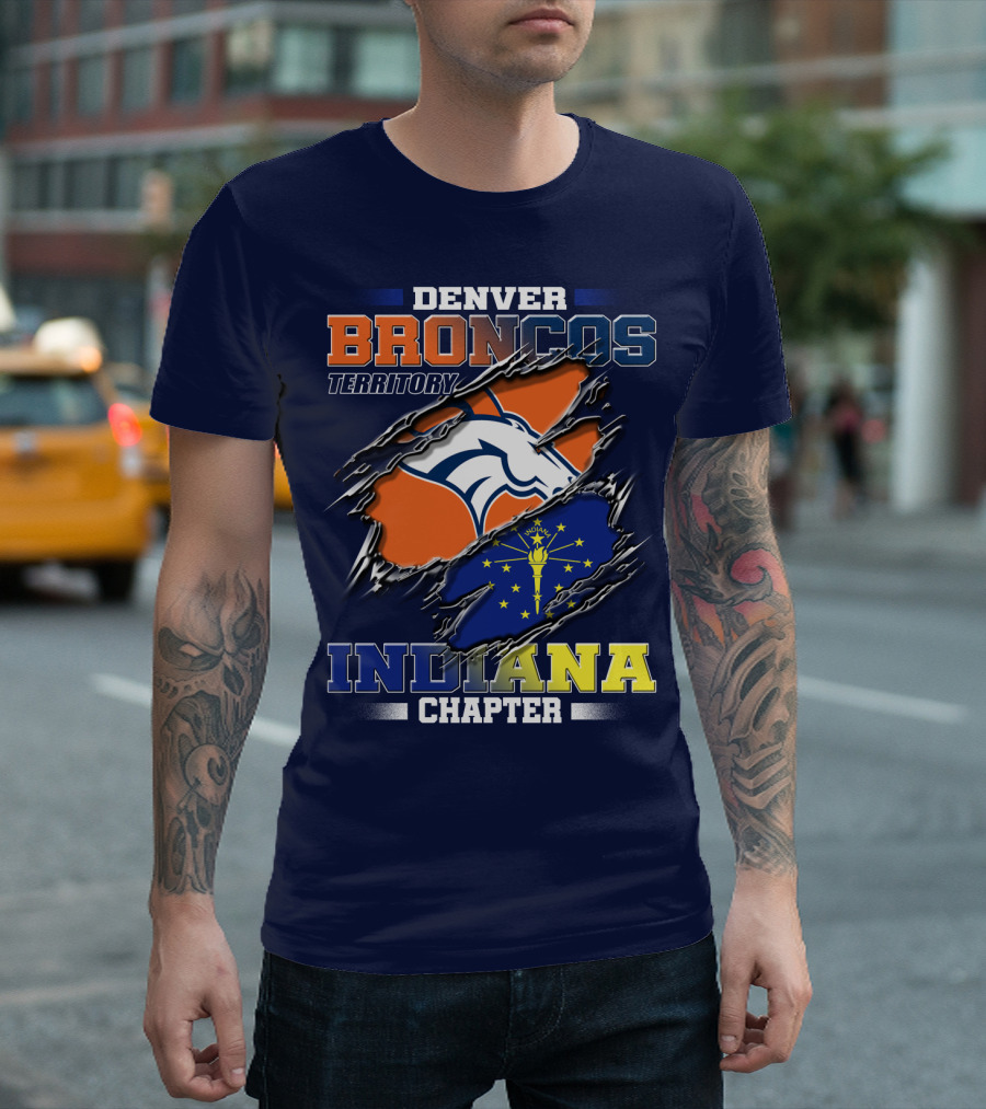 Denver Broncos Territory Indiana Chapter T-Shirt