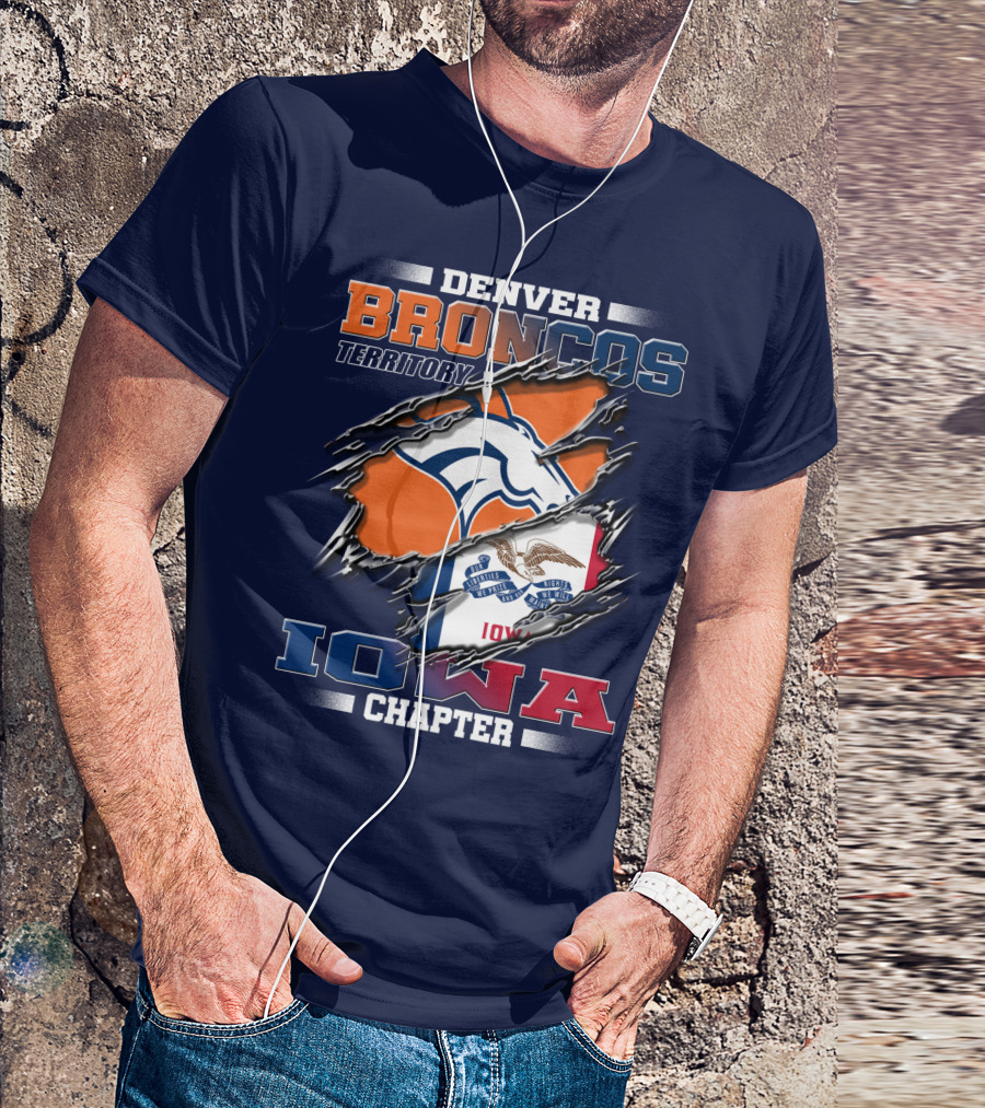 Denver Broncos Territory Iowa Chapter T-Shirt