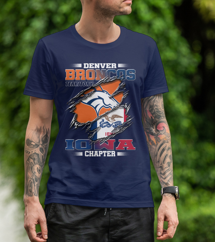 Denver Broncos Territory Iowa Chapter T-Shirt