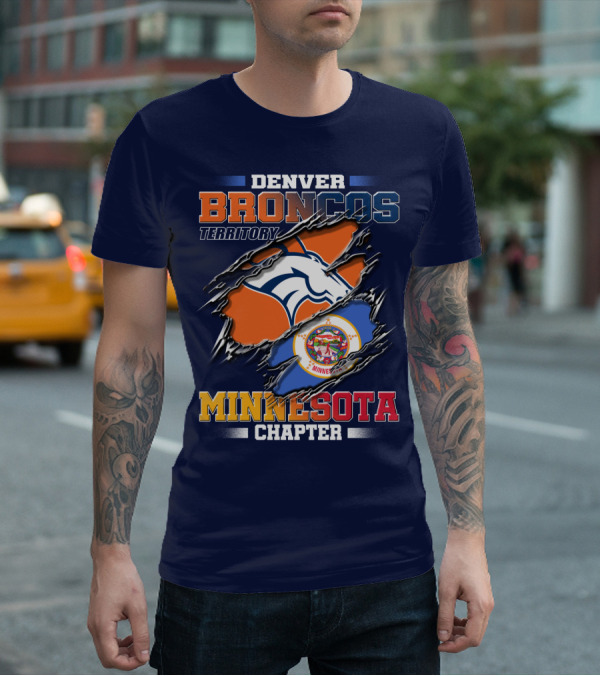 Denver Broncos Territory Minnesota Chapter T-Shirt