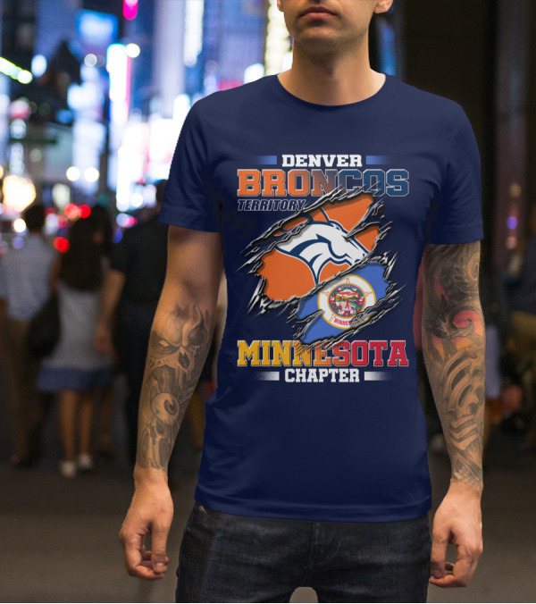 Denver Broncos Territory Minnesota Chapter T-Shirt