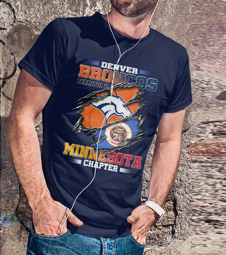 Denver Broncos Territory Minnesota Chapter T-Shirt