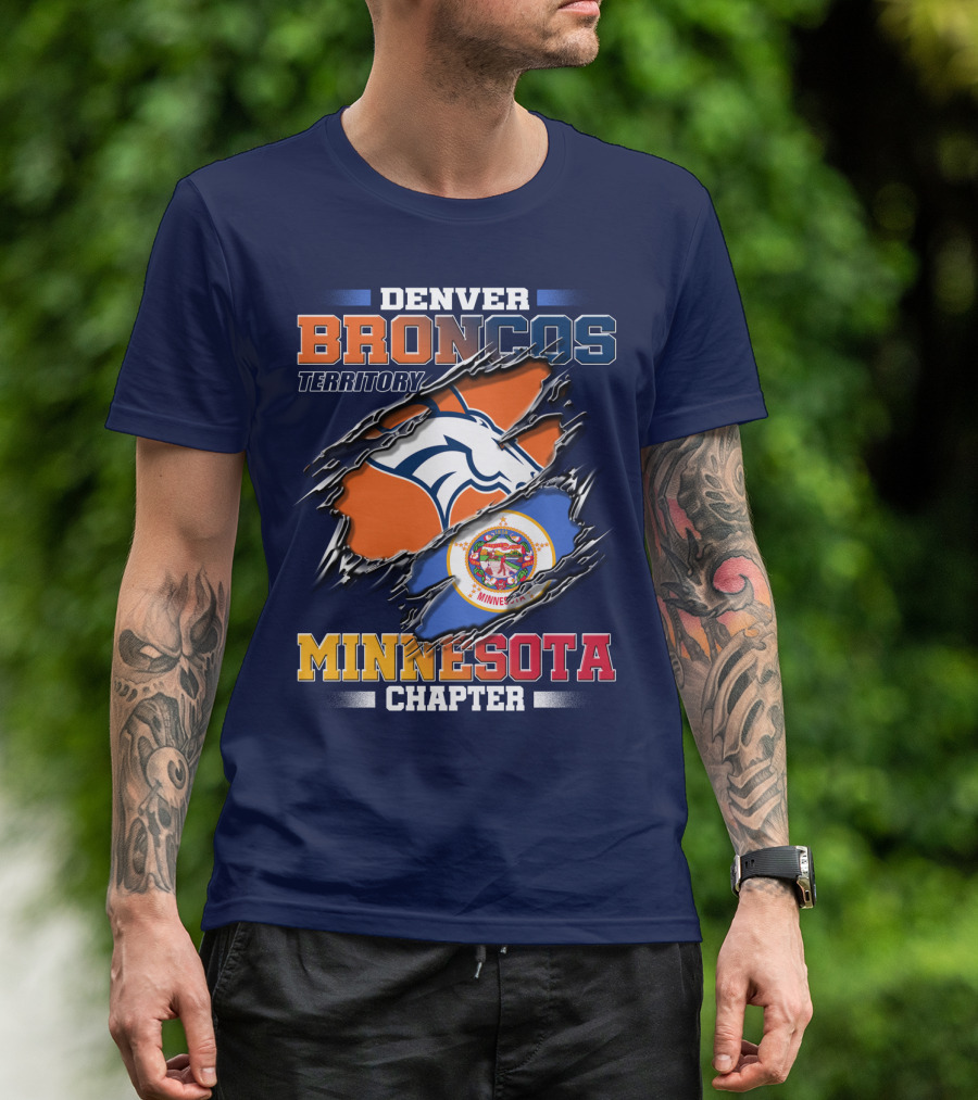 Denver Broncos Territory Minnesota Chapter T-Shirt