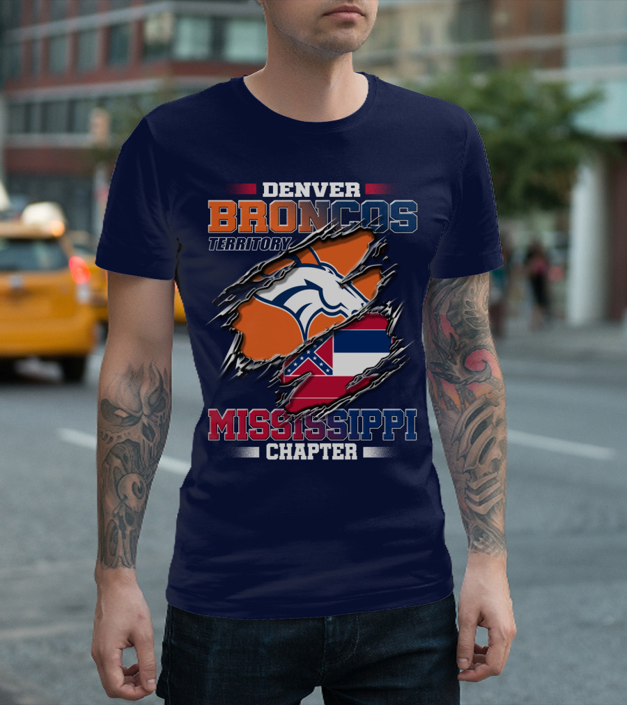 Denver Broncos Territory Mississippi Chapter T-Shirt