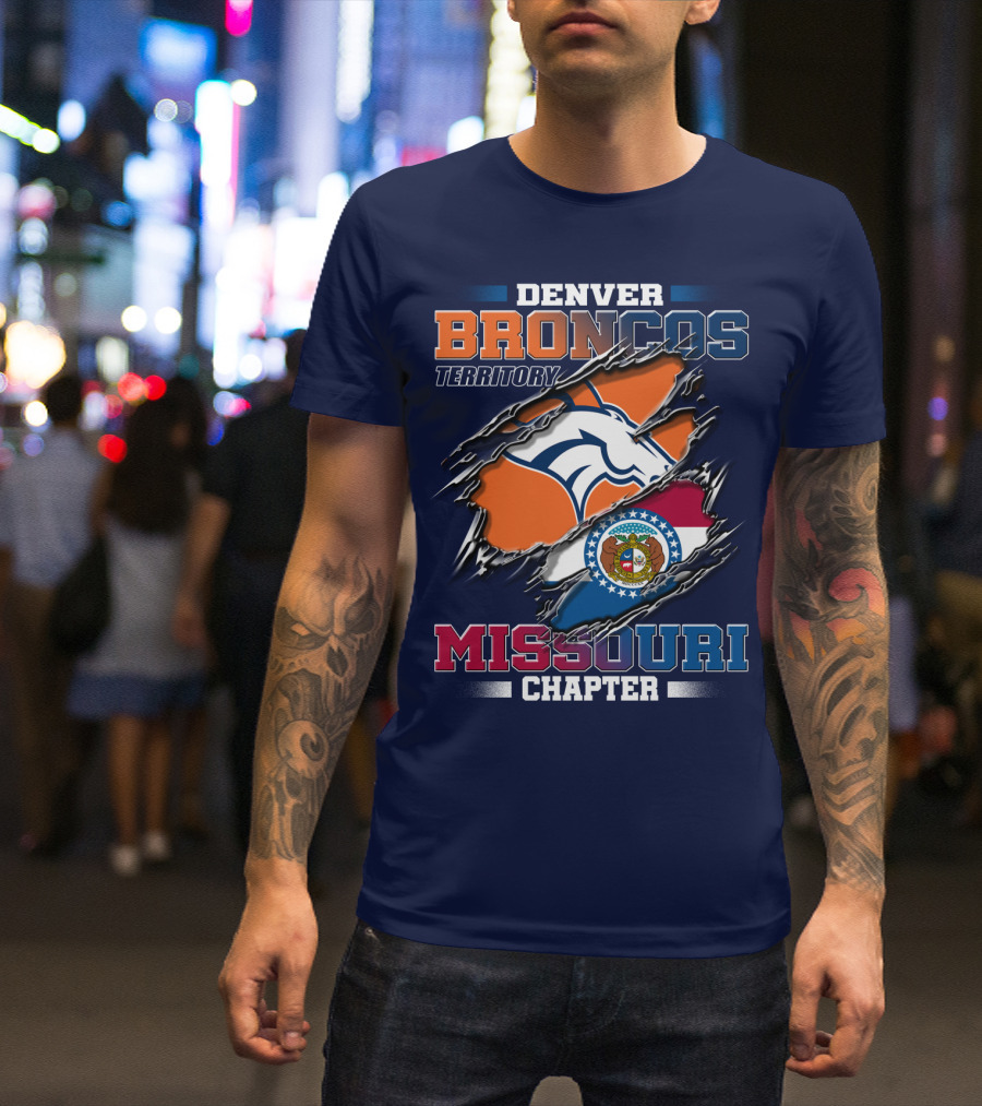 Denver Broncos Territory Missouri Chapter T-Shirt