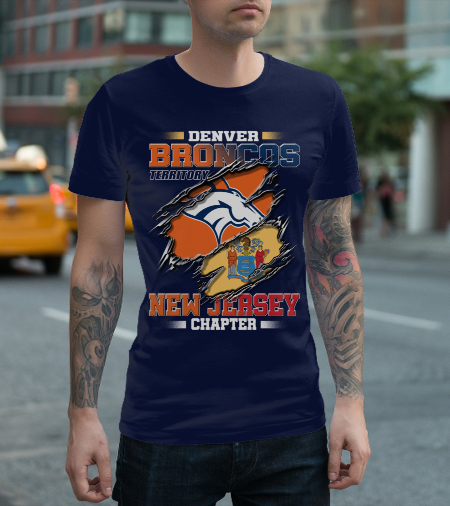 DENVER BRONCOS TERRITORY NEW JERSEY CHAPTER T-Shirt