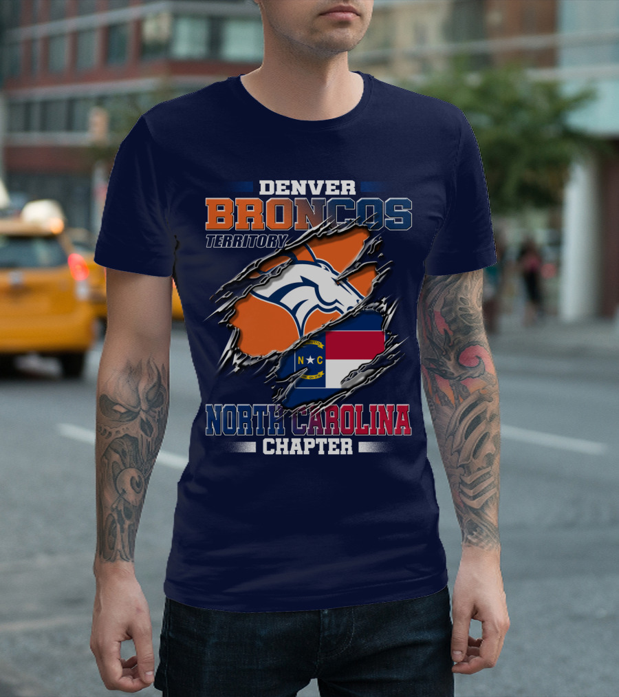 DENVER BRONCOS TERRITORY NORTH CAROLINA CHAPTER T-Shirt
