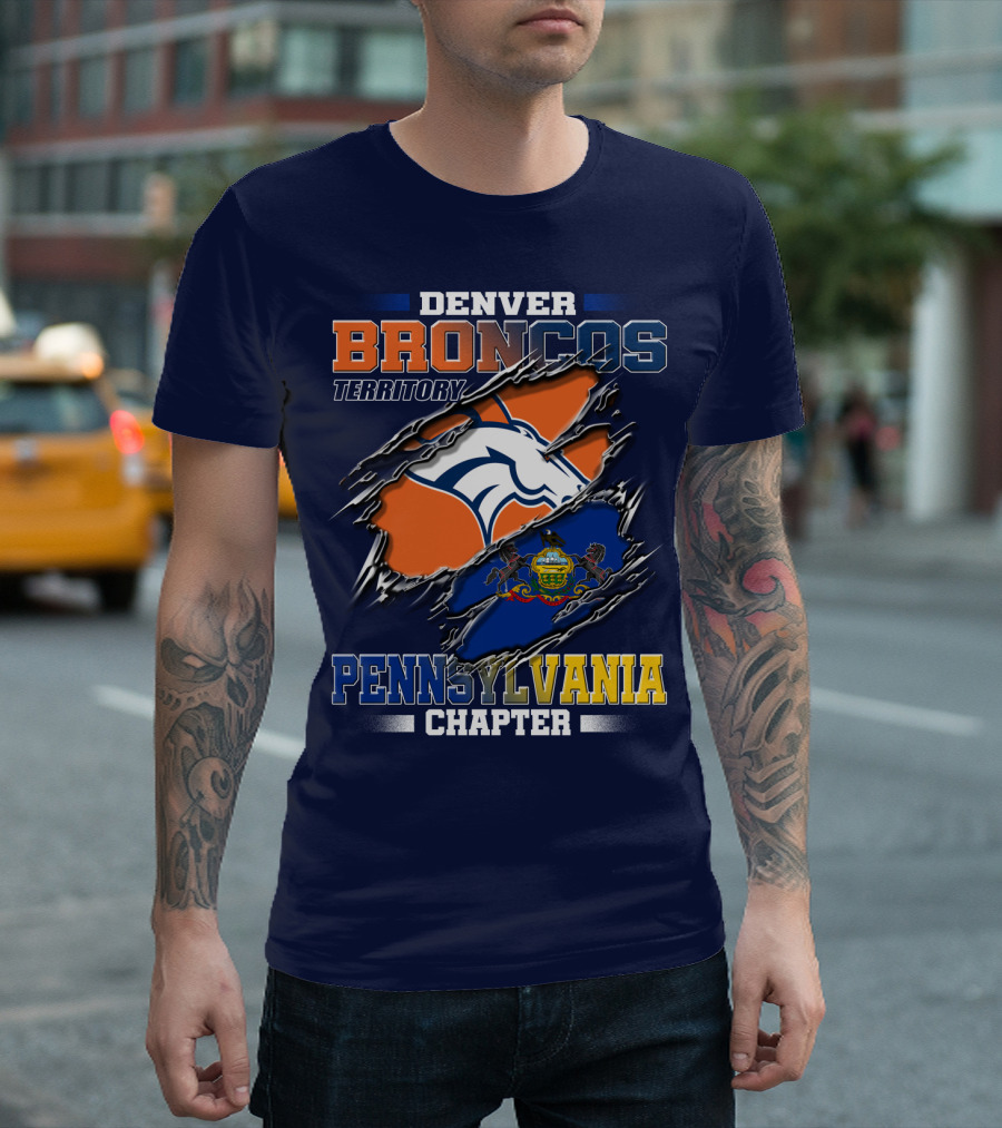 Denver Broncos Territory Pennsylvania Chapter T-Shirt