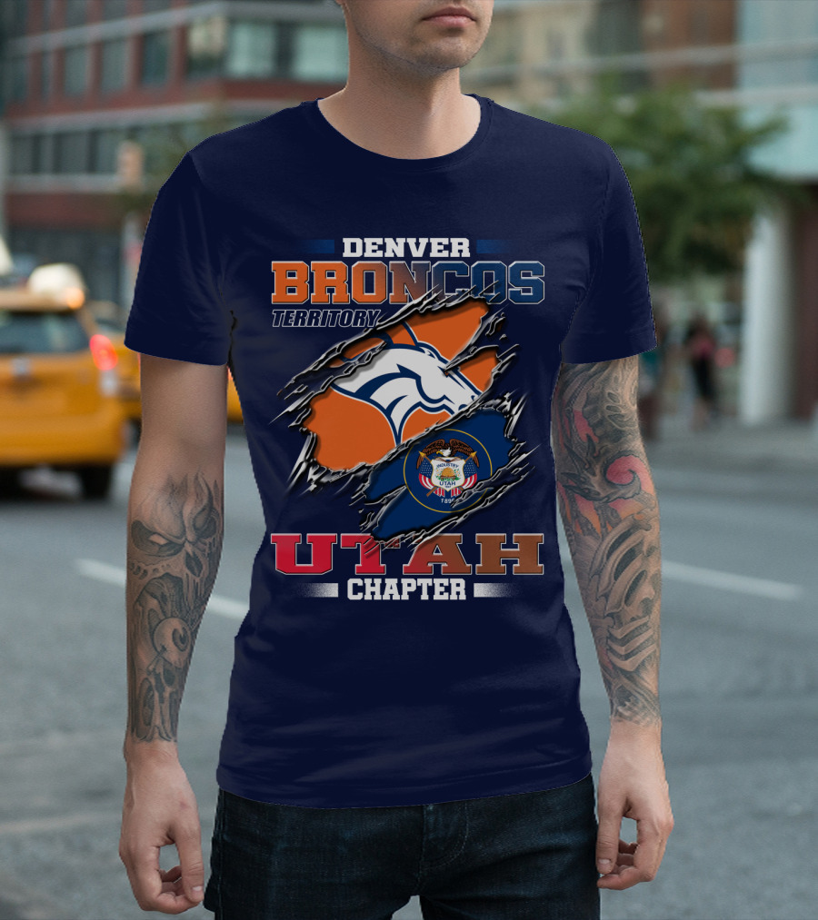 Denver Broncos Territory Utah Chapter T-Shirt