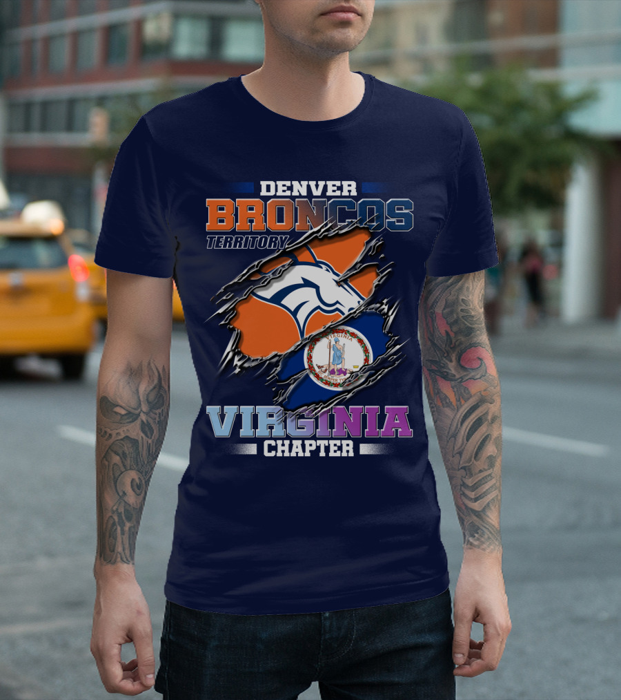 Denver Broncos Territory Virginia Chapter T-Shirt