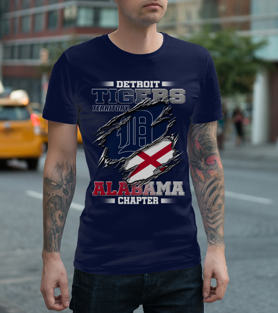 Detroit Tigers Territory Alabama Chapter T-Shirt
