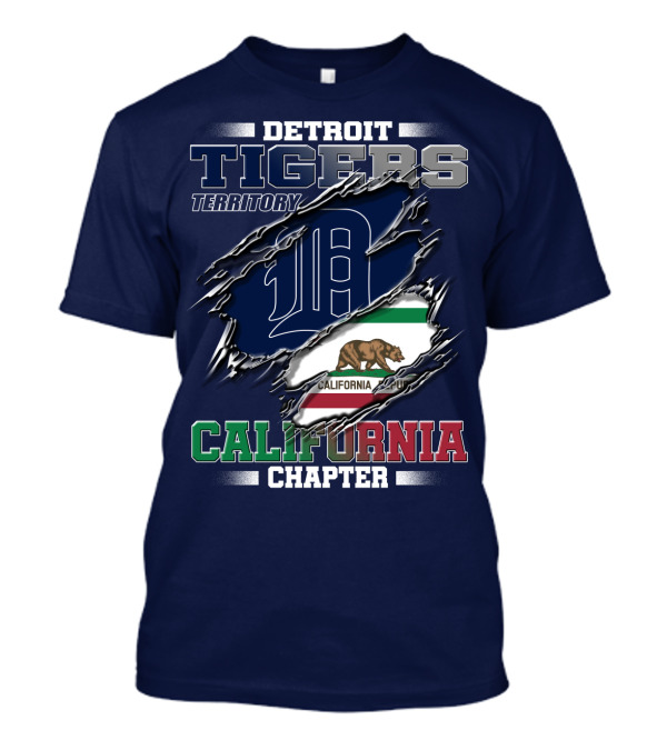 Detroit Tigers Territory California Chapter T-Shirt