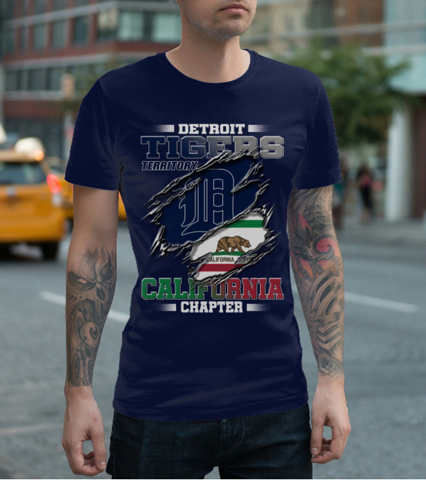 Detroit Tigers Territory California Chapter T-Shirt