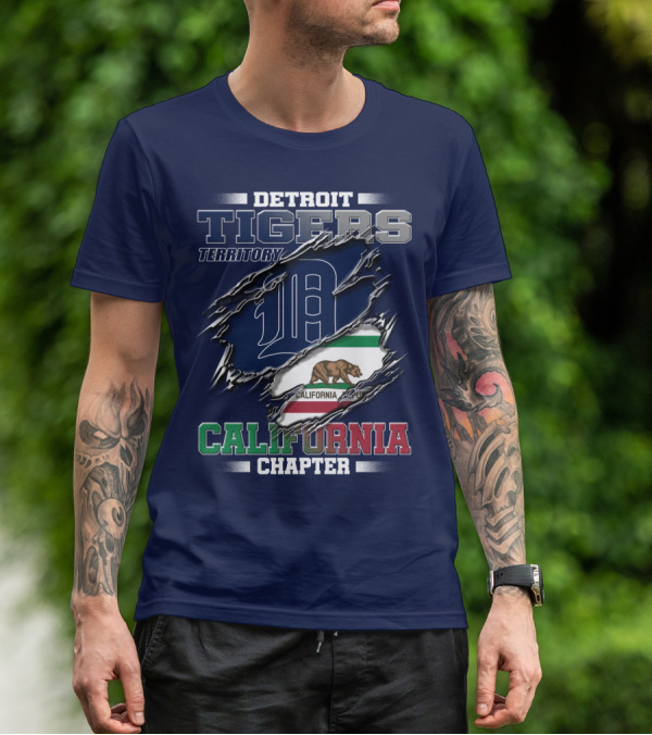 Detroit Tigers Territory California Chapter T-Shirt