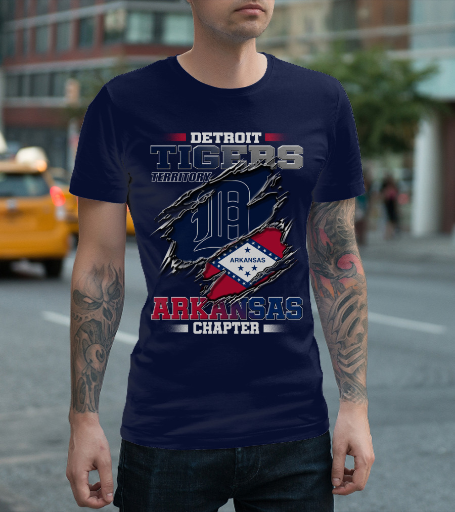 Detroit Tigers Territory Arkansas Chapter T-Shirt