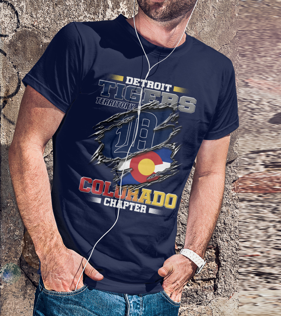 Detroit Tigers Territory Colorado Chapter T-Shirt