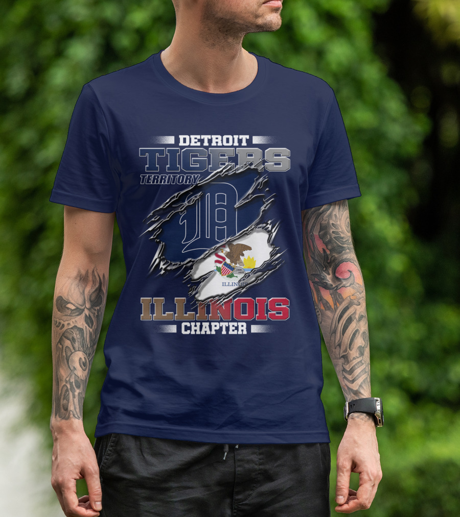 DETROIT TIGERS TERRITORY ILLINOIS CHAPTER T-Shirt