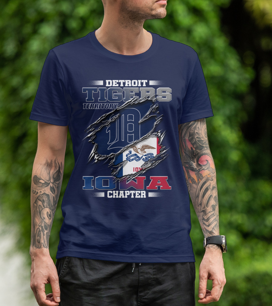 Detroit Tigers Territory Iowa Chapter T-Shirt