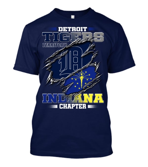 Detroit Tigers Territory Indiana Chapter T-Shirt