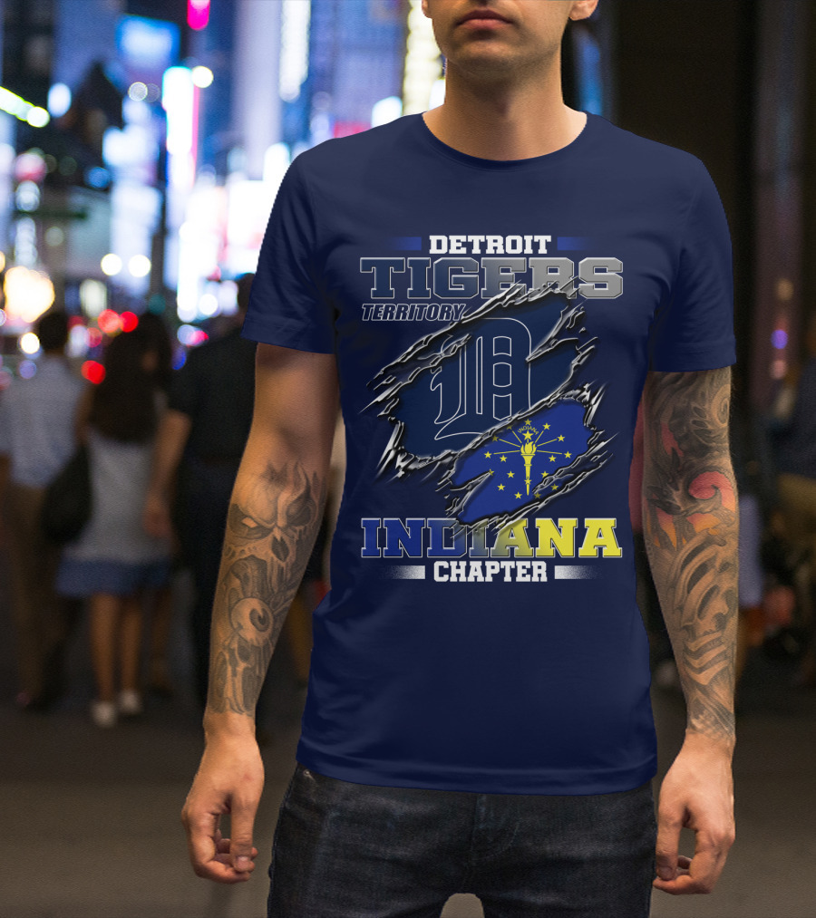 Detroit Tigers Territory Indiana Chapter T-Shirt