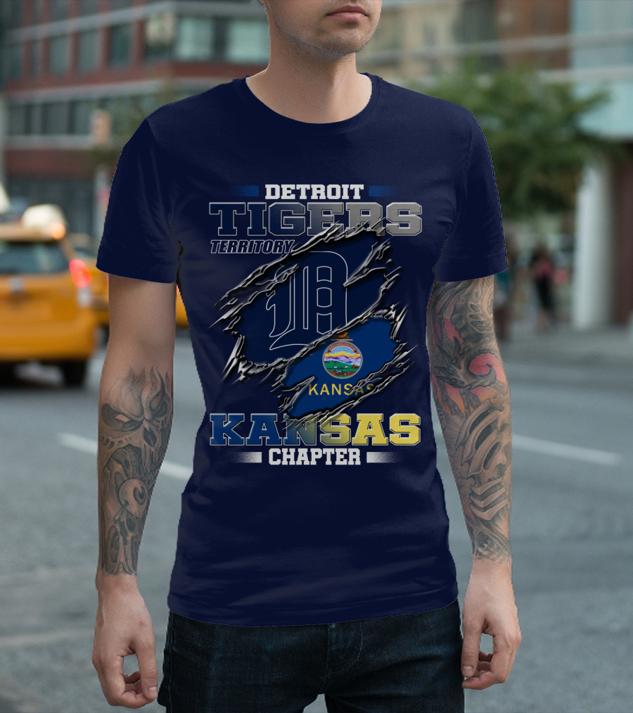 Detroit Tigers Territory Kansas Chapter T-Shirt
