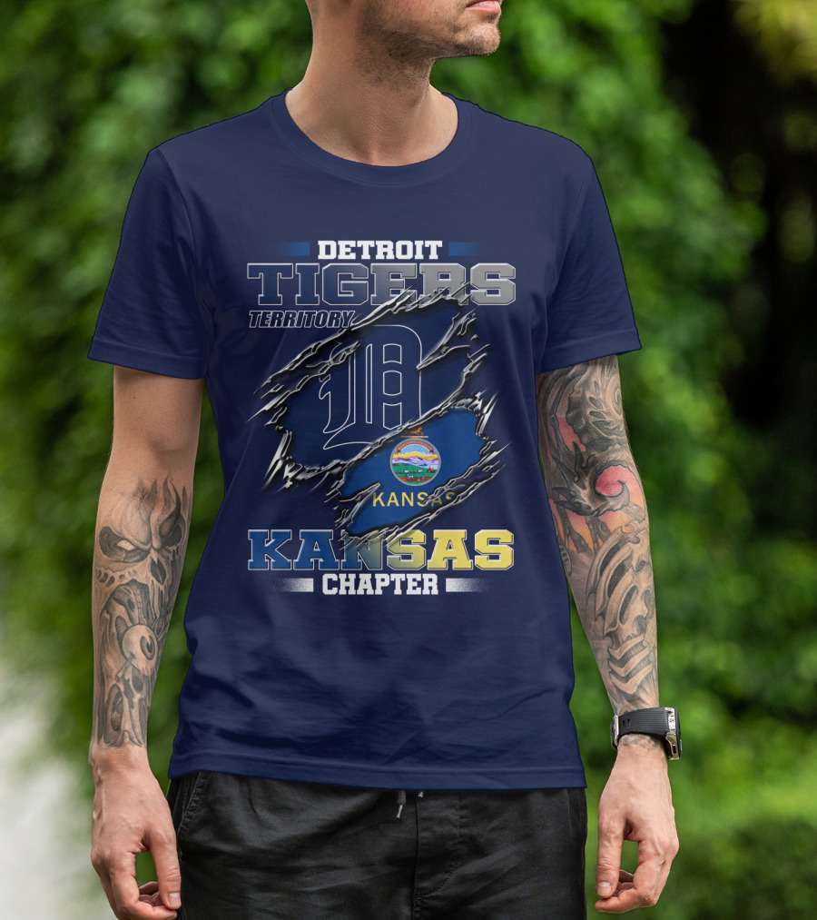 Detroit Tigers Territory Kansas Chapter T-Shirt