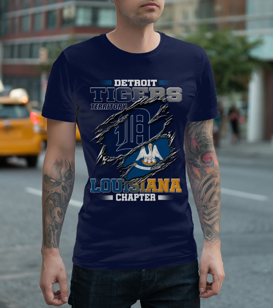 DETROIT TIGERS TERRITORY LOUISIANA CHAPTER T-Shirt