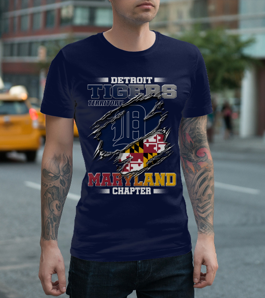 DETROIT TIGERS TERRITORY MARYLAND CHAPTER T-Shirt