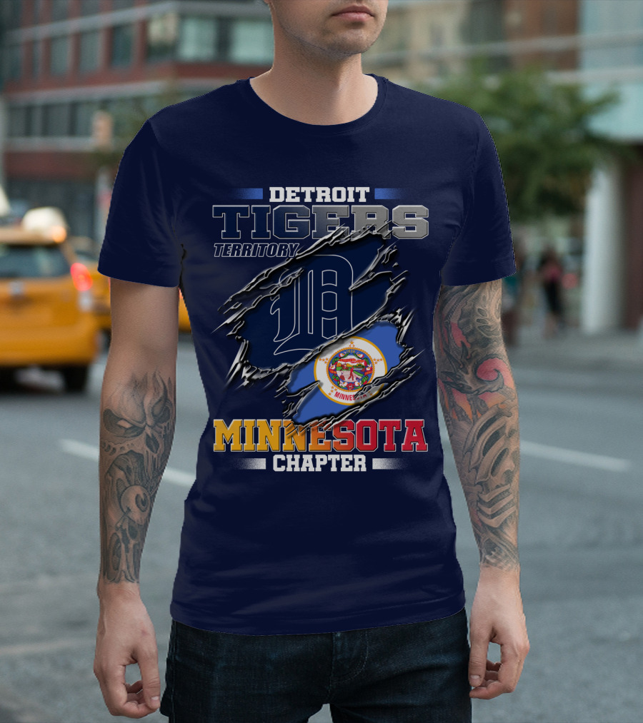 Detroit Tigers Territory Minnesota Chapter T-Shirt
