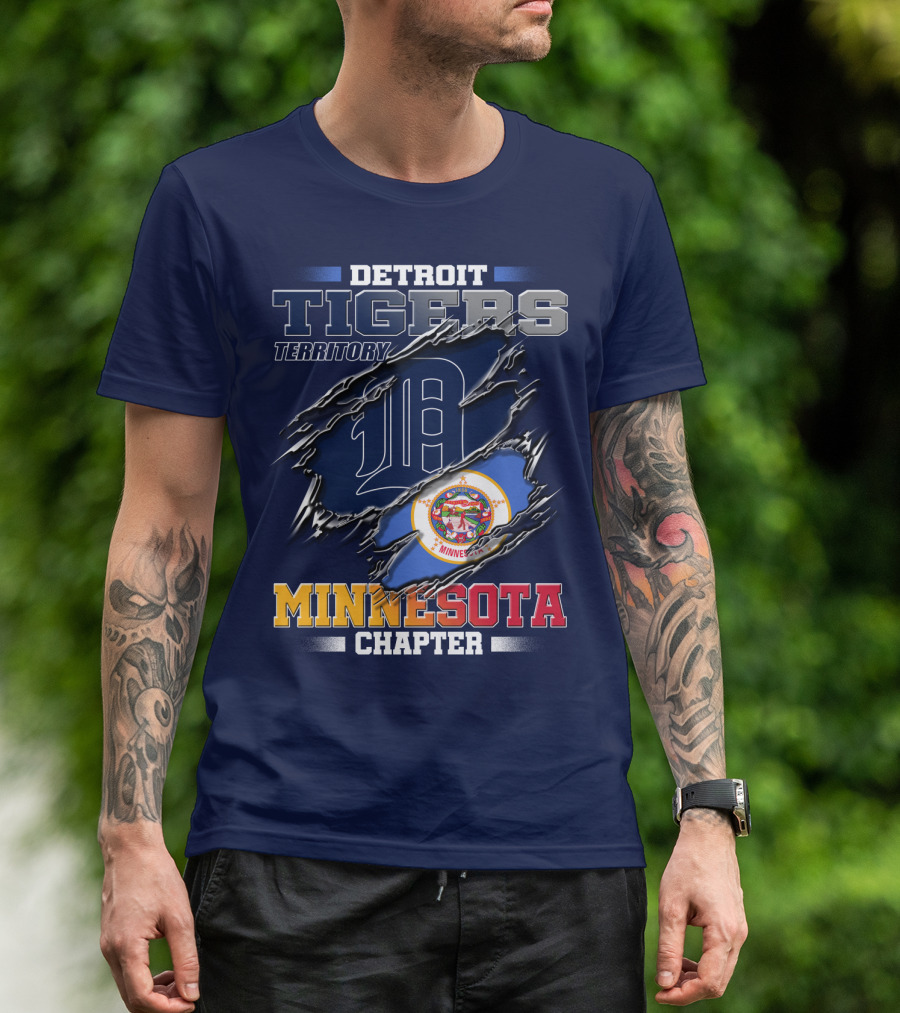Detroit Tigers Territory Minnesota Chapter T-Shirt
