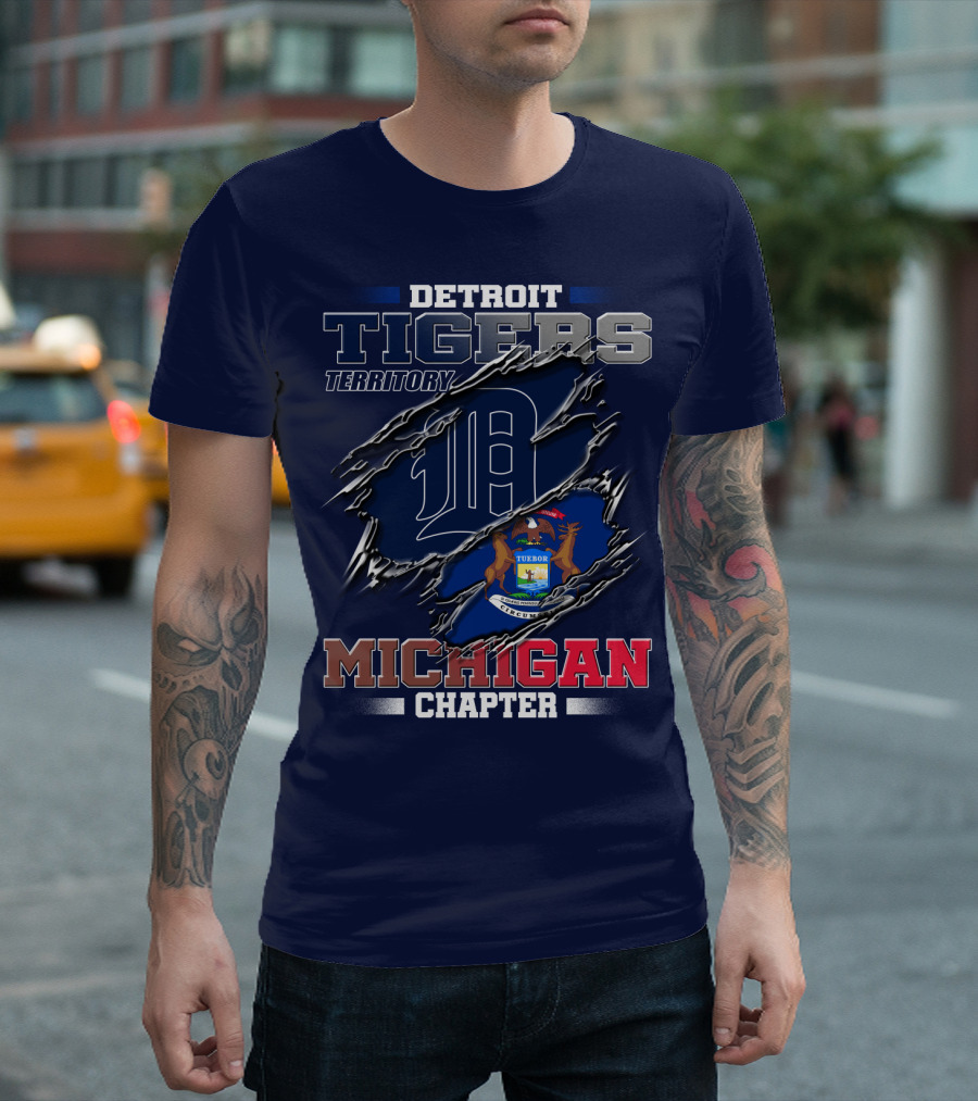 Detroit Tigers Territory Michigan Chapter T-Shirt