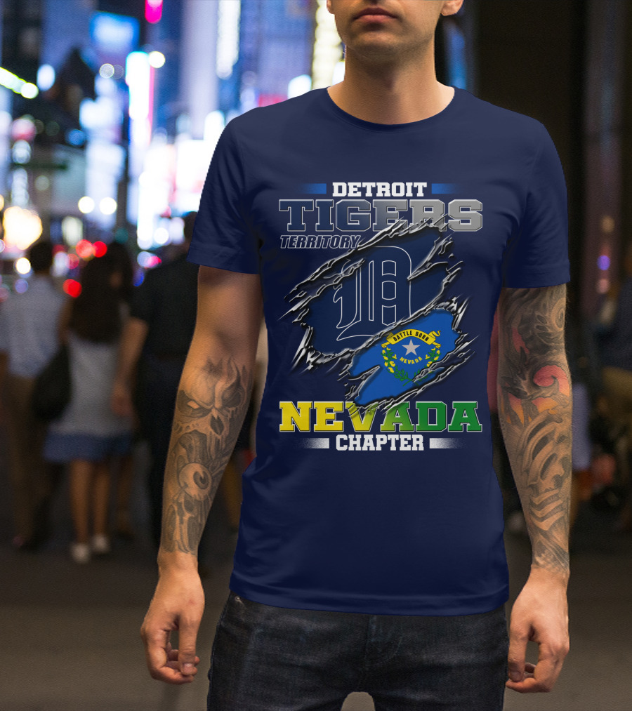 Detroit Tigers Territory Nevada Chapter T-Shirt